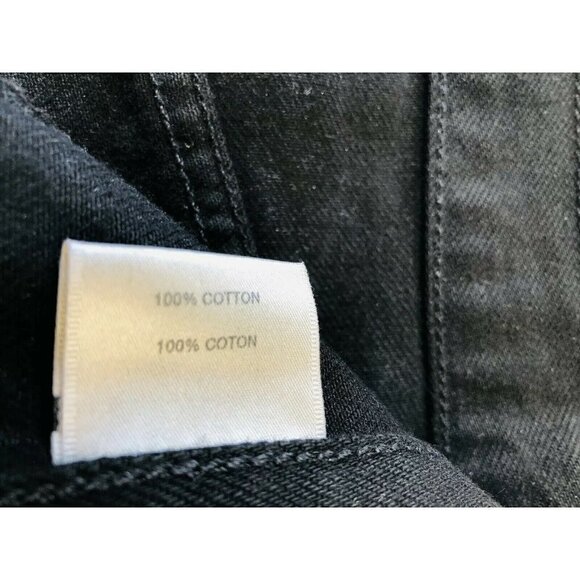 J Brand Women's Black X Elsa Hosk Playday Tapered High-rise Denim Jeans Size 25 - Picture 9 of 12